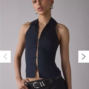 Urban Outfitters Black Sleeveless Blouse